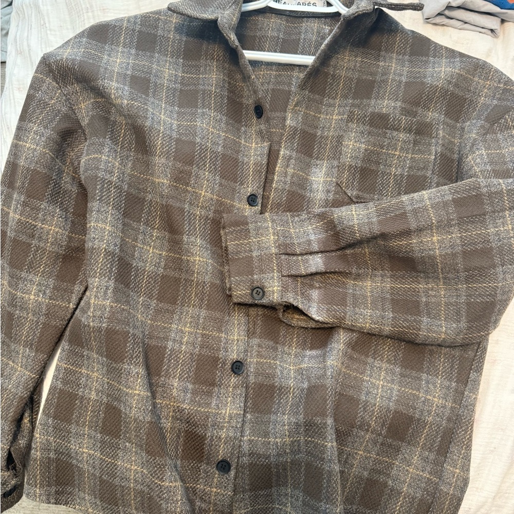 Plaid Brown Jacket